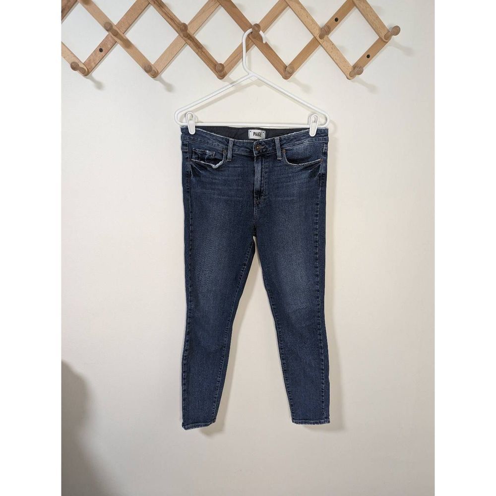 Paige Hoxton Ankle Livy High Rise Ankle Skinny Jeans - Size 31